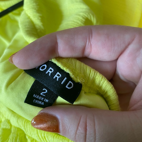 Torrid neon romper dress - Picture 3 of 3